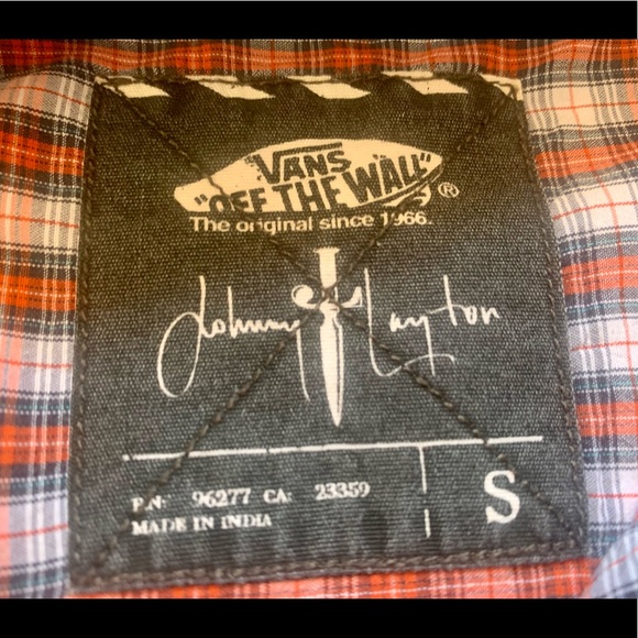 Vans Plaid Button Up Shirt - Men’s Small - Picture 9 of 10